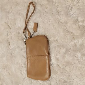Coach Leather Wristlet